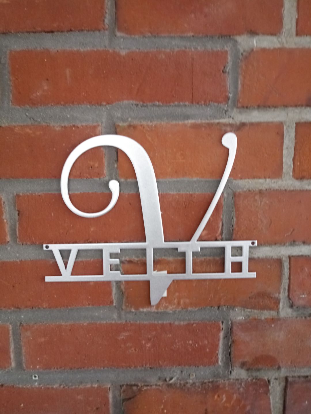 Customer photo review of Monogramm "Samantha" aus edlem Stahl (personalisierbar)
