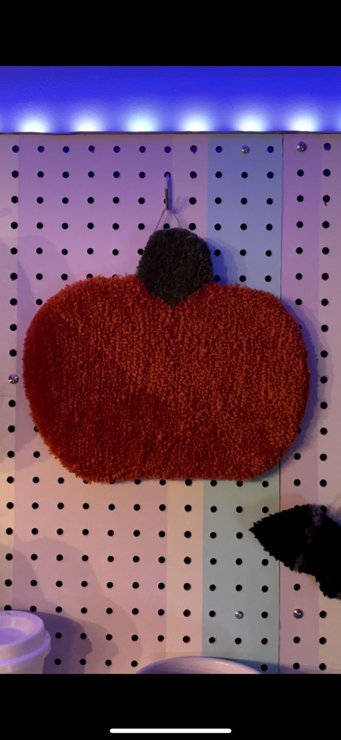 Customer photo review of Unfinished Wooden Pumpkin Silhoutte - Craft- up to 24" DIY