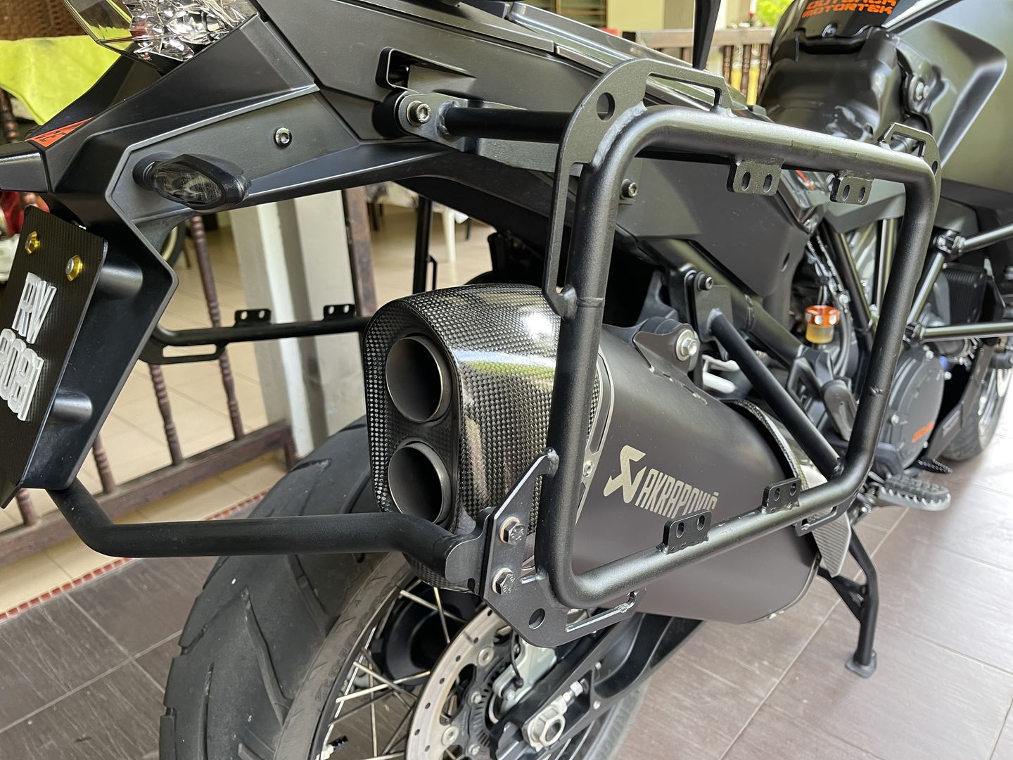 Customer photo review of MotoBag Quick Release System