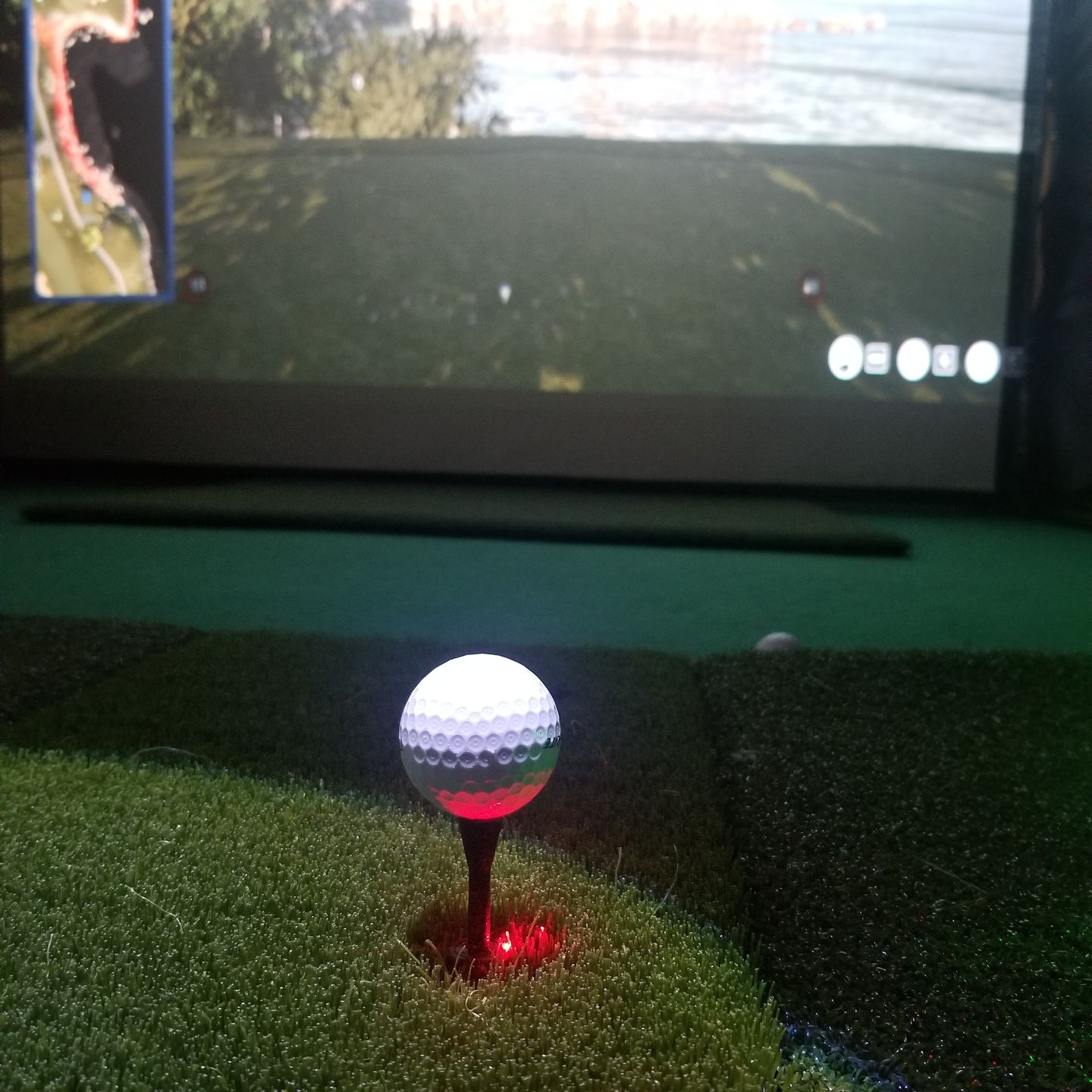 Customer photo review of Fiberbuilt Adjustable Golf Tee (2-Pack)