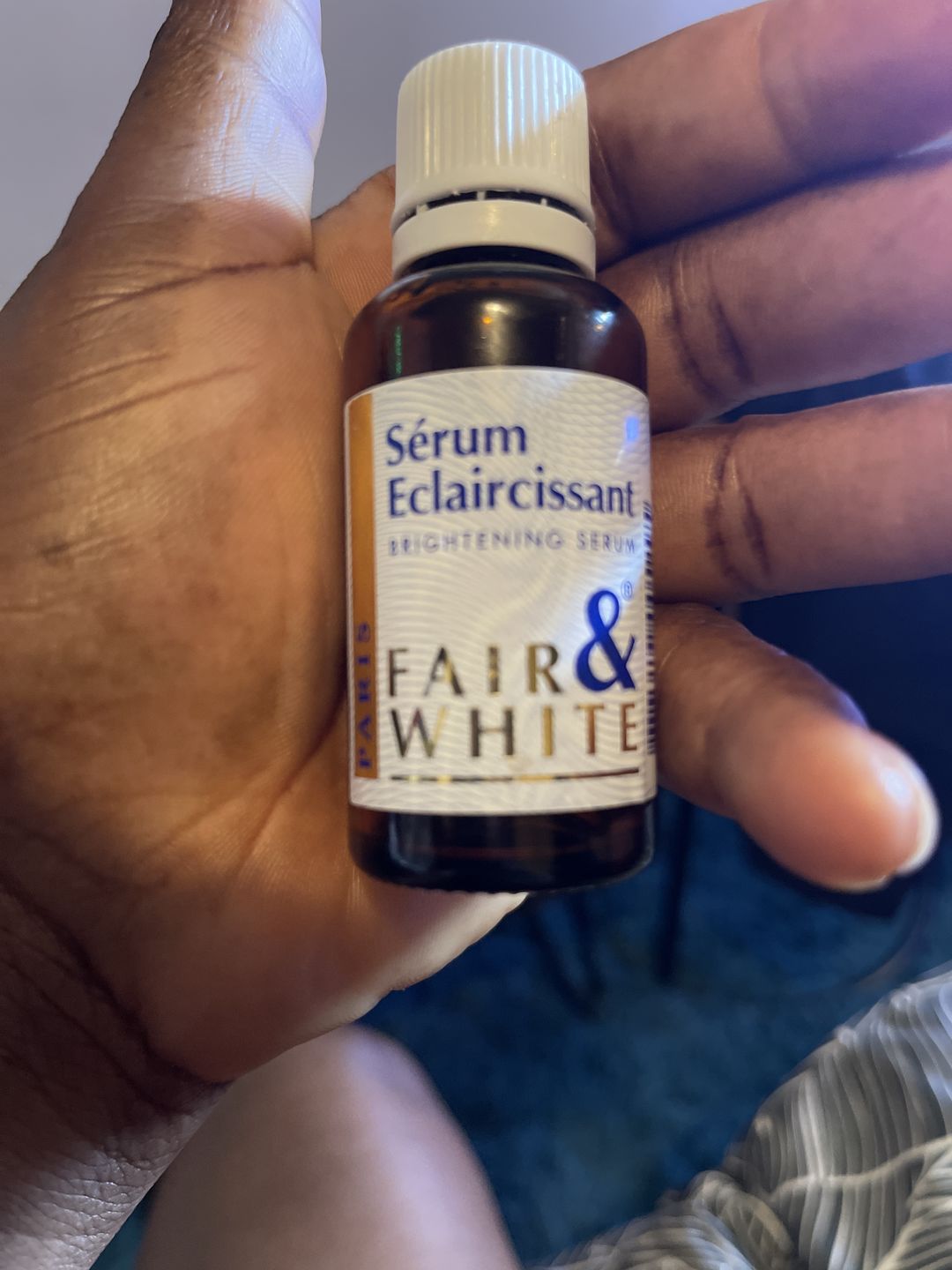 Customer photo review of Fair and White Original Brightening Serum 30 ml / 1 fl oz