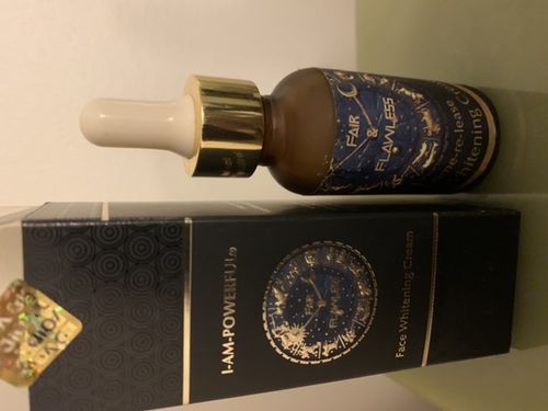 Customer photo review of POWERFUL® Face Whitening Cream