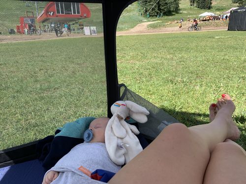 Customer photo review of Pop N' Go® Playpen
