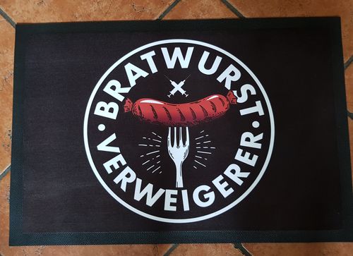 Customer photo review of FUSSMATTE • BRATWURST-VERWEIGERER
