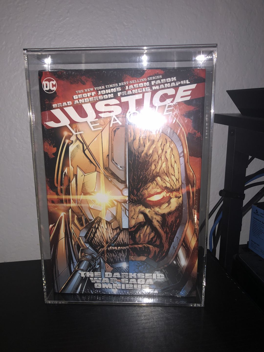 Customer photo review of Acrylic Book Display Case