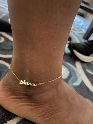 Customer photo review of Signature Anklet
