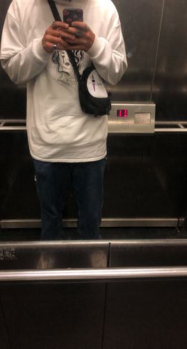 Customer photo review of Kawaii Style Spirited Away No Face Crossbody Bag