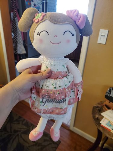 Customer photo review of Personalized Spring Girl - Pink