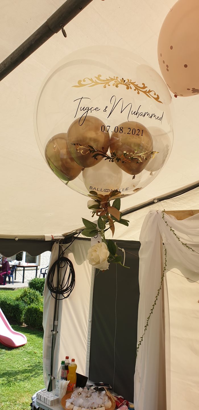 Customer photo review of Wedding Blossom Designer Ballon