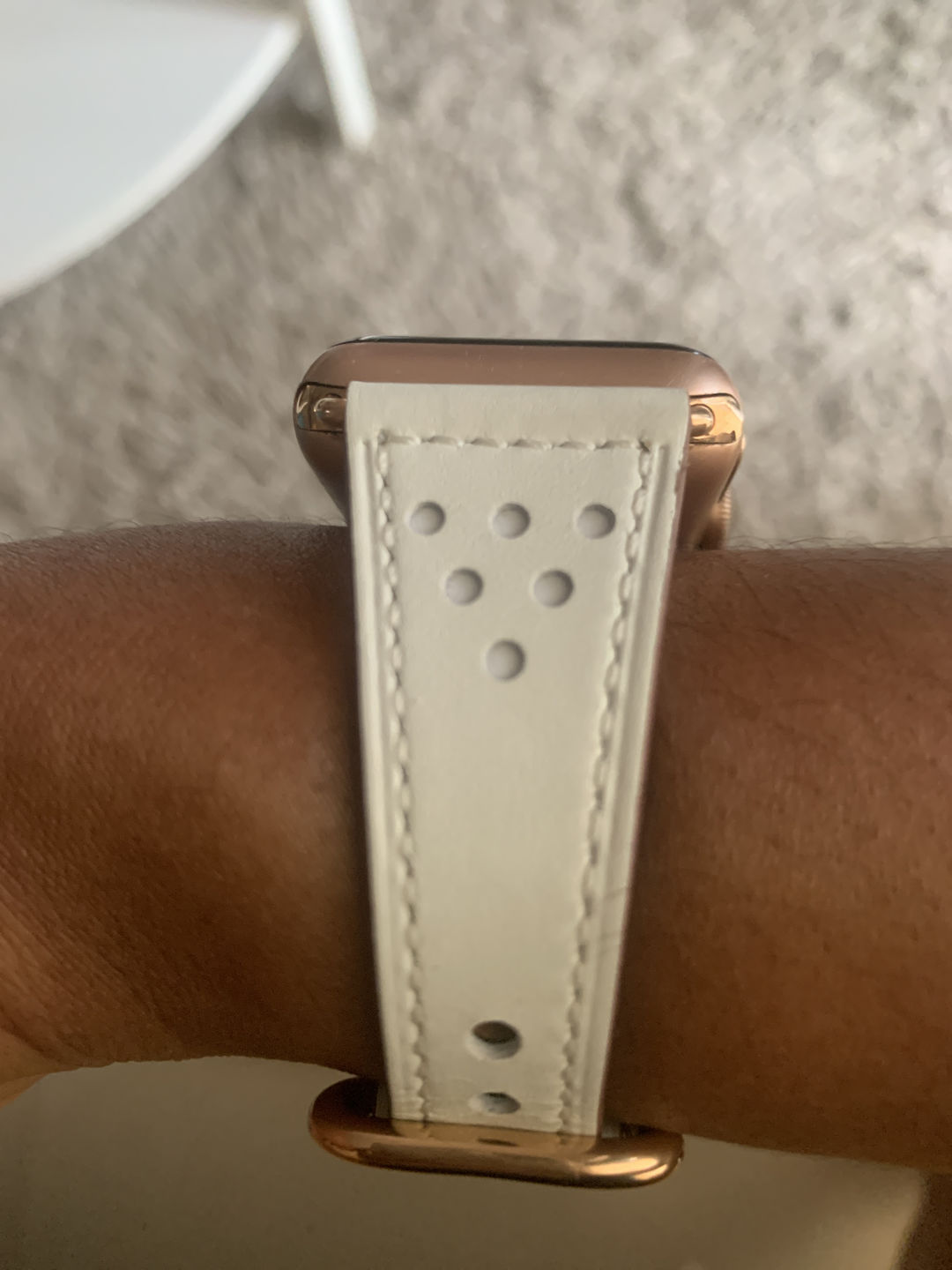 Customer photo review of Vicus Leather Band (4 Colours)