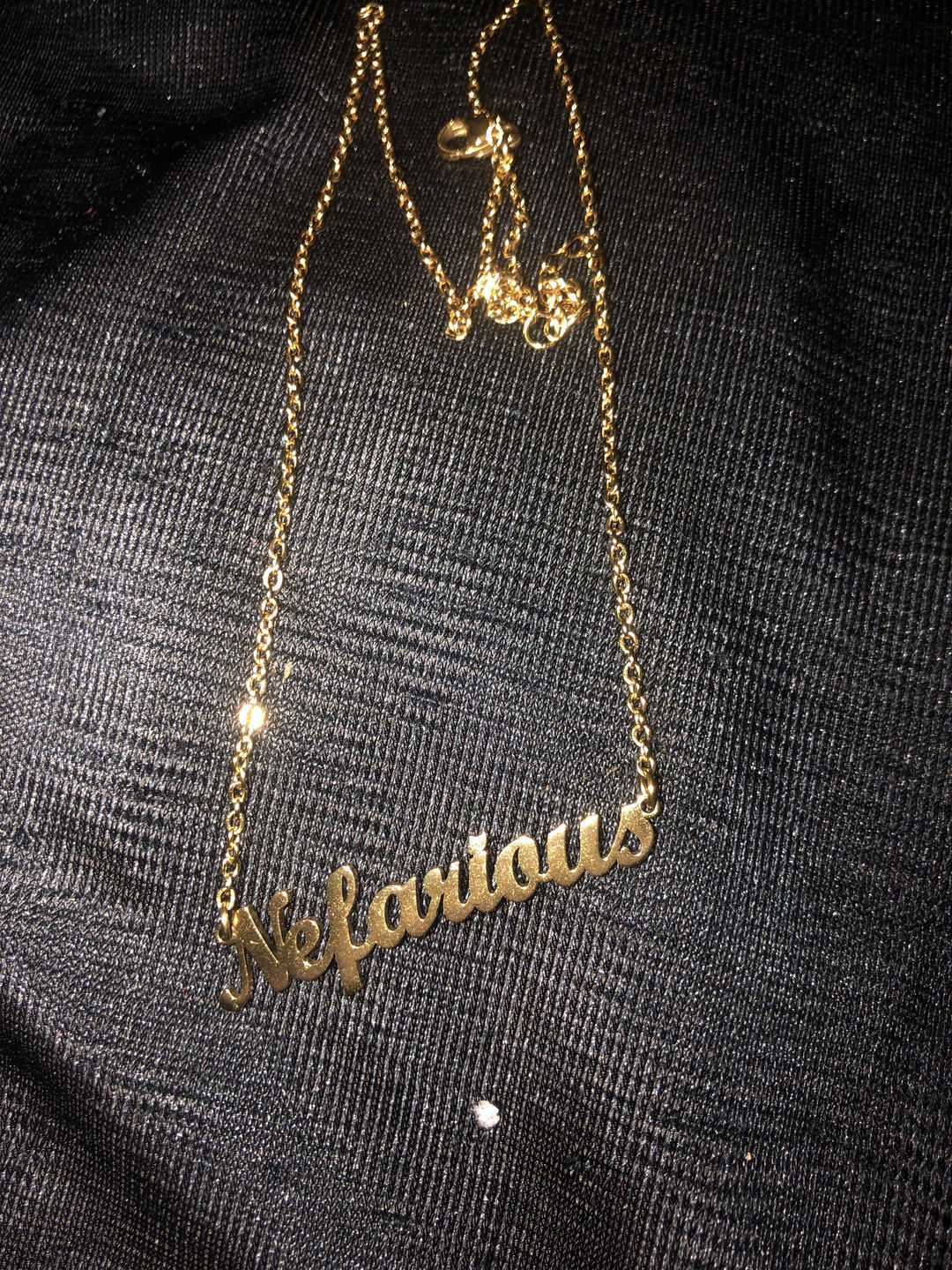 Customer photo review of Personalized Original Name Necklace