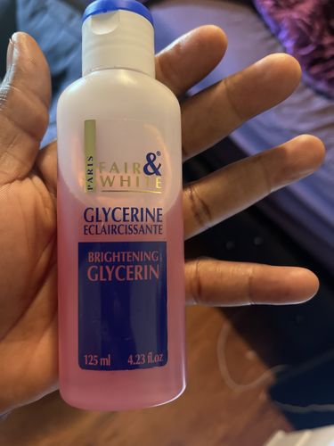 Customer photo review of Fair and White Original Lightening Glycerin Body Lotion 125 ml / 4.22 fl oz