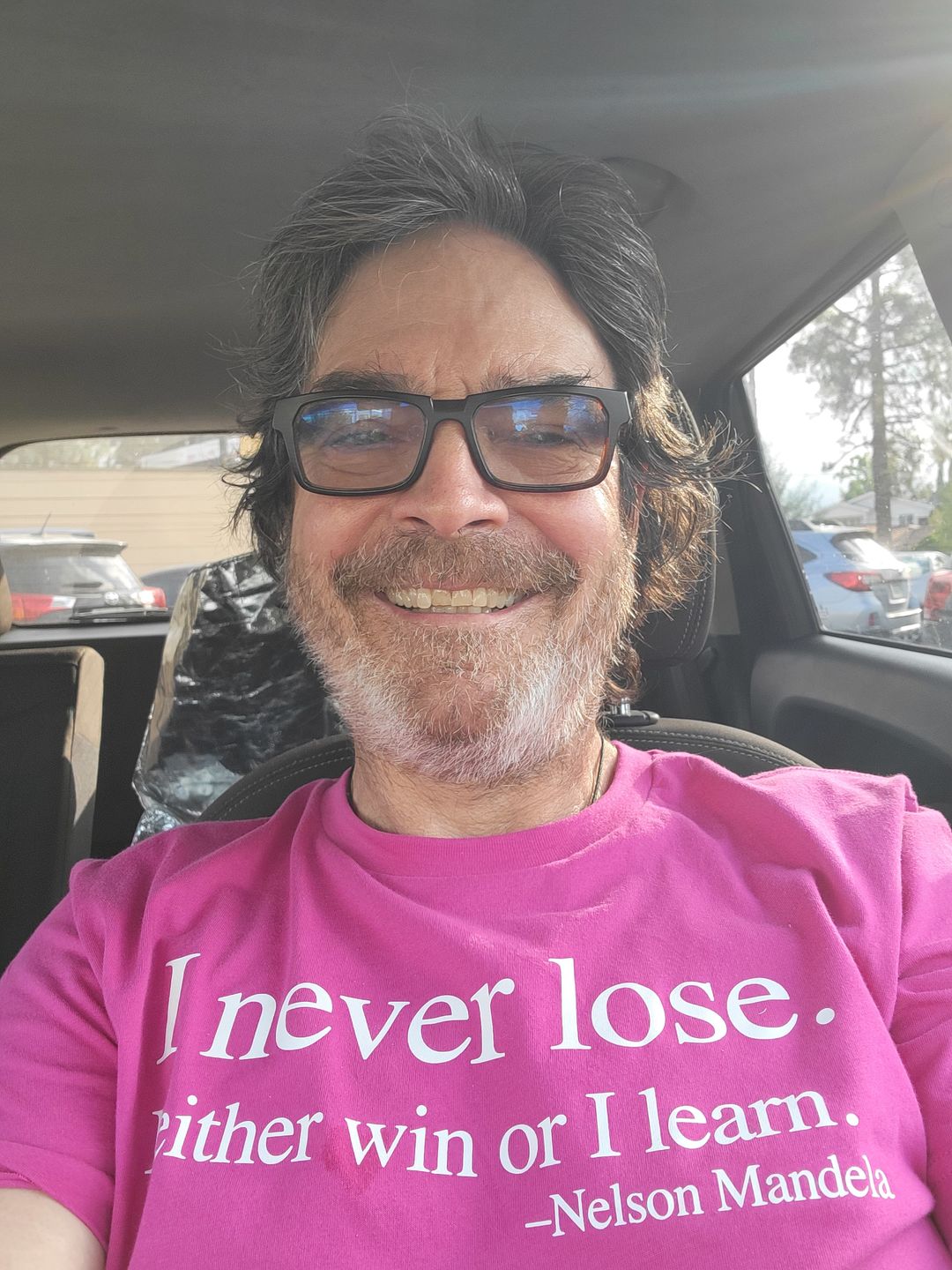 Customer photo review of I Never Lose -Nelson Mandela