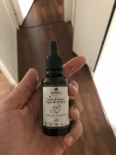 Customer photo review of Sarahbio - huile de pépins de figue de barbarie - 30 mL