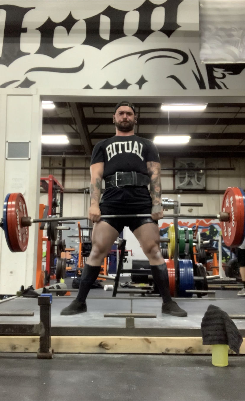 Customer photo review of Strength Shop 13mm Single Prong Belt - IPF Approved - Black