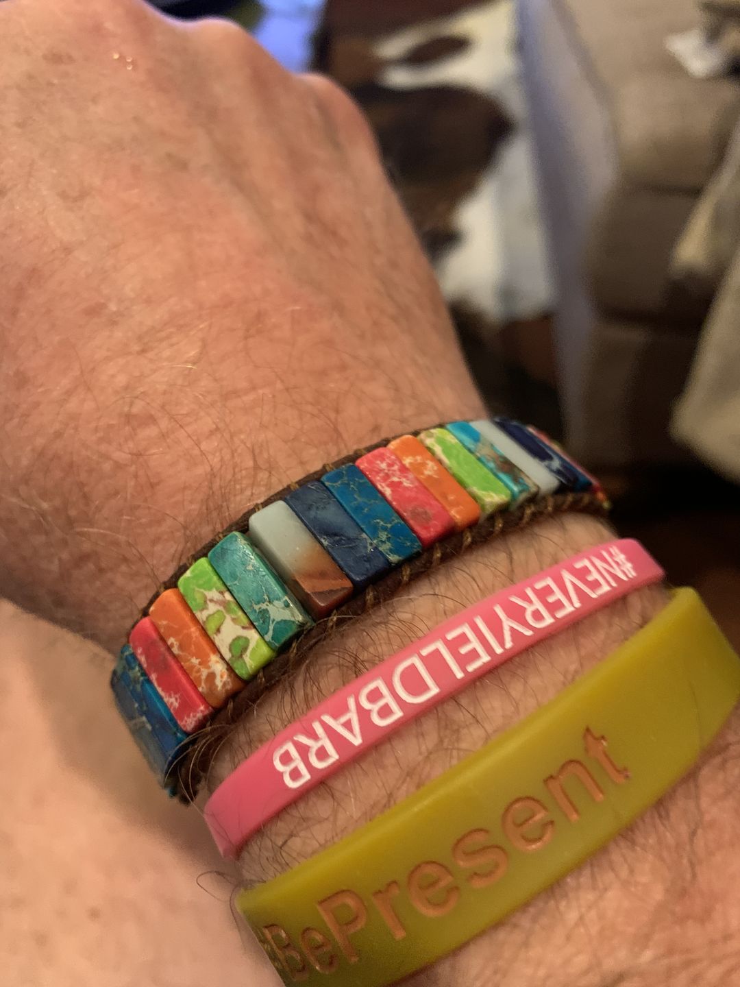 Customer photo review of Chakra Energy Bracelet
