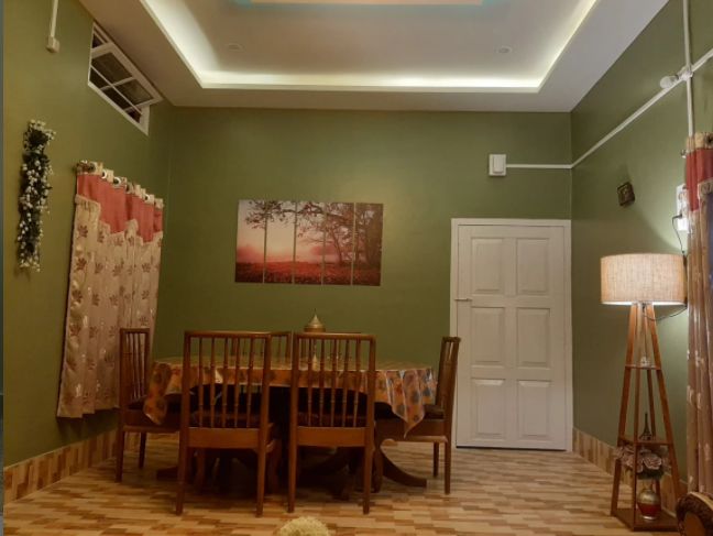 Customer photo review of Decorative  Wooden Floor Lamp for Home Decoration Living Room Corner