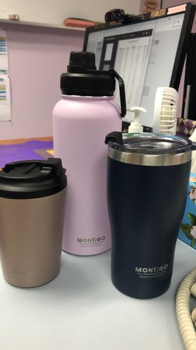 Customer photo review of Sense Coffee Cup Timberwood/Frozen 340ml (12oz) 2-Pack Bundle