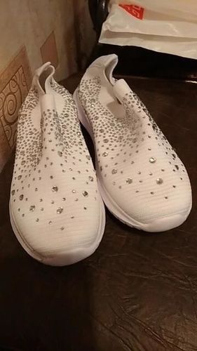 Customer photo review of [SUMMER 2021] Kafa™ Women's Crystal Breathable Orthopedic Slip On Shoes