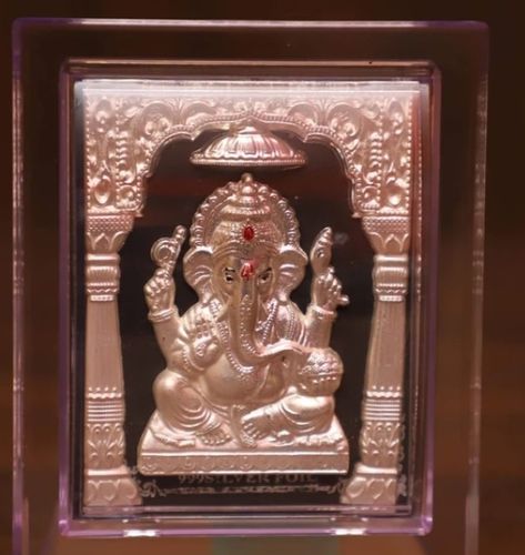 Customer photo review of 999 Silver 3D Ganesha Frame 5"