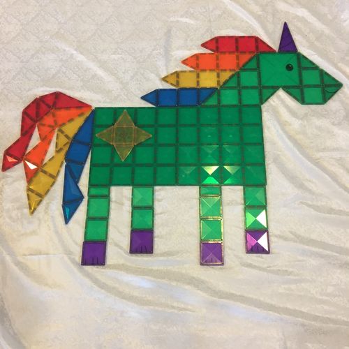 Customer photo review of Connetix Tiles - 212 Mega Pack