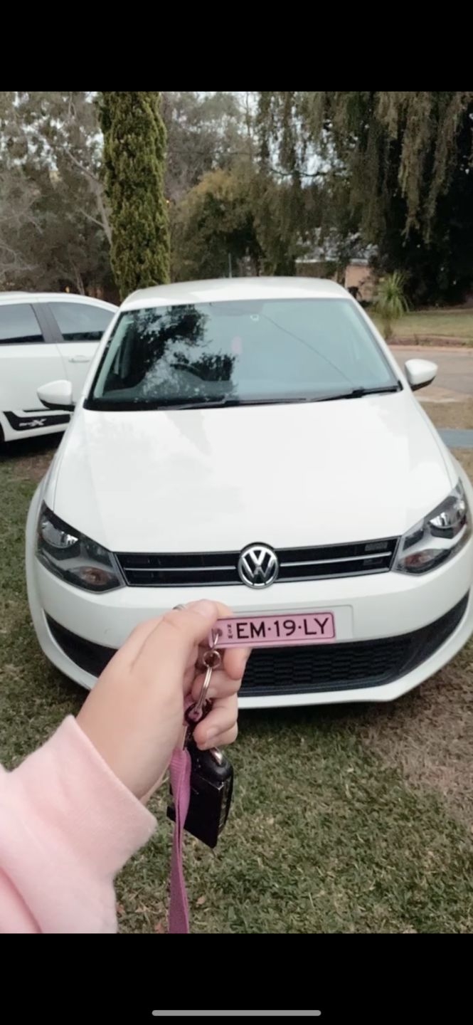 Customer photo review of NSW Colour Licence Plate Custom Keychain