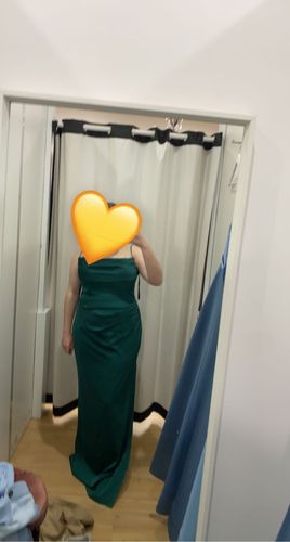 Customer photo review of Camila Gown - Dark Green