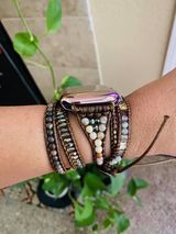 Customer photo review of Moonlight Goddess Apple Watch Strap