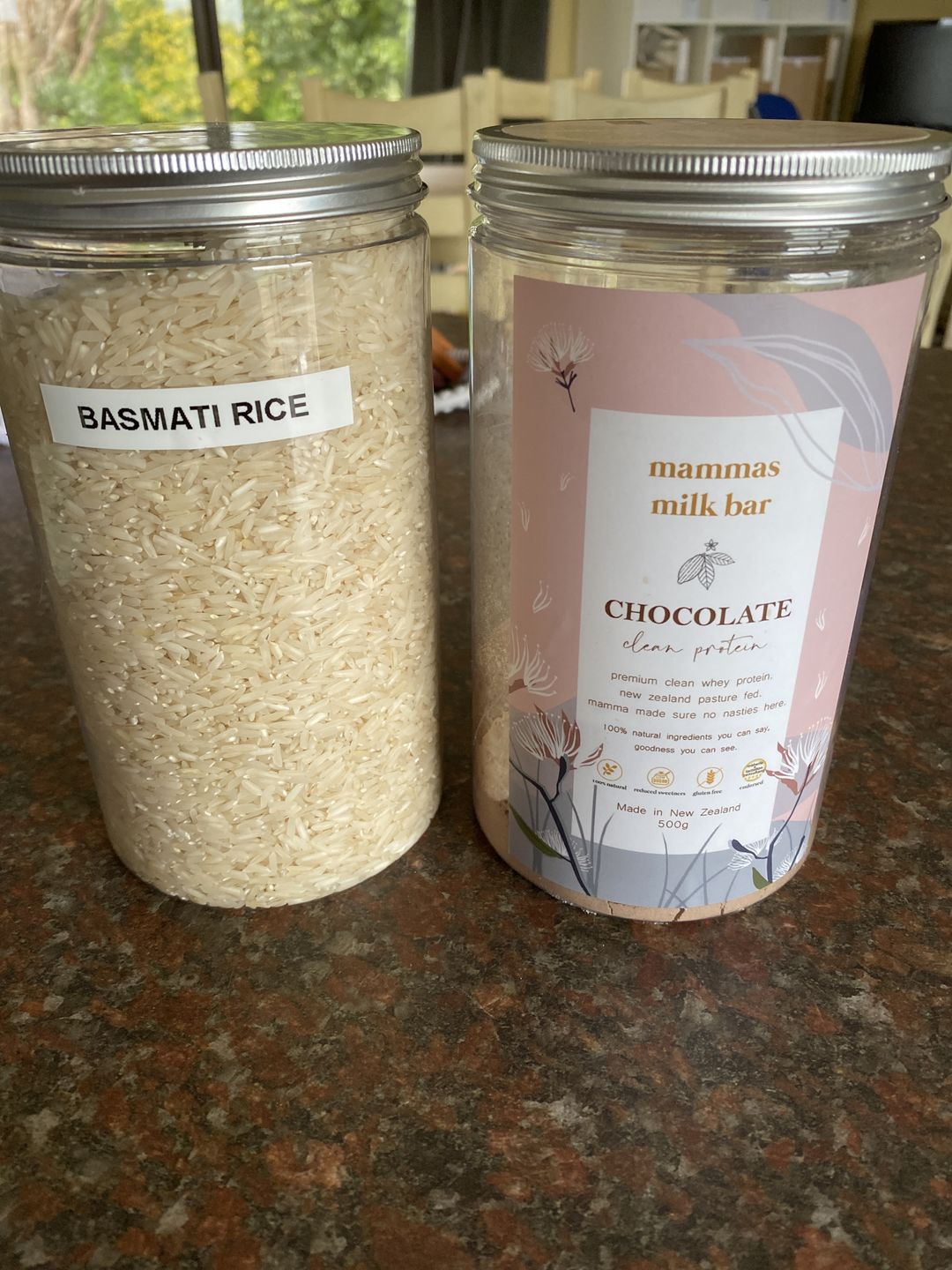 Customer photo review of Chocolate Premium Whey Protein