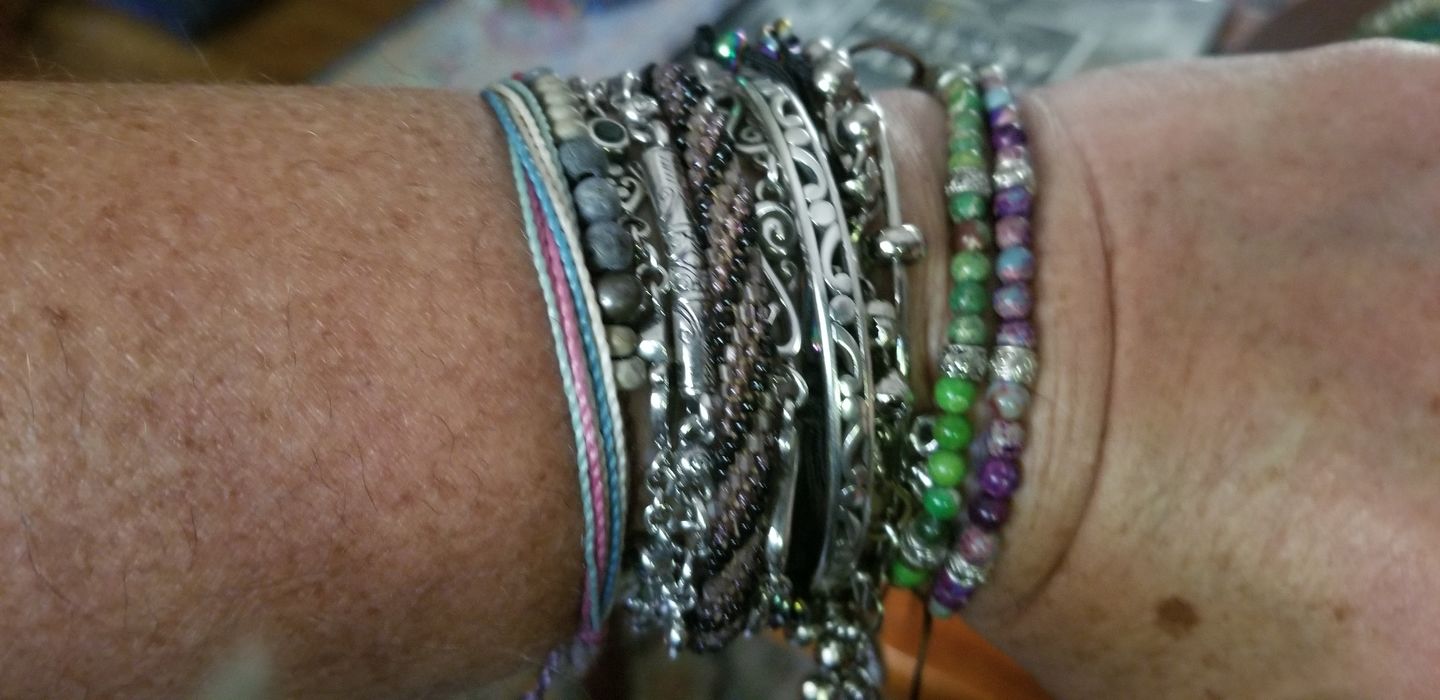 Customer photo review of Tibetan Energy Bracelet