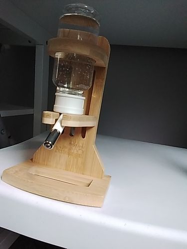 Customer photo review of Niteangel Water Bottle with Stand for Small pet Rodents