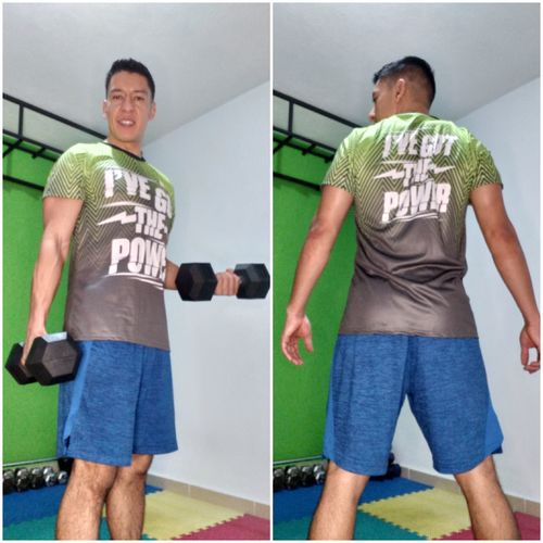 Customer photo review of Playera Deportiva TFIT 123 Caballero