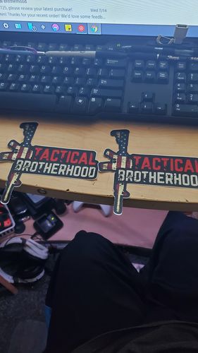 Customer photo review of TB Official Decal - Die Cut 6" x 6"