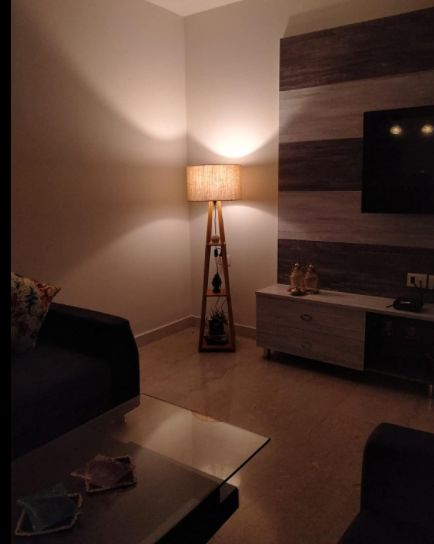 Customer photo review of Decorative  Wooden Floor Lamp for Home Decoration Living Room Corner