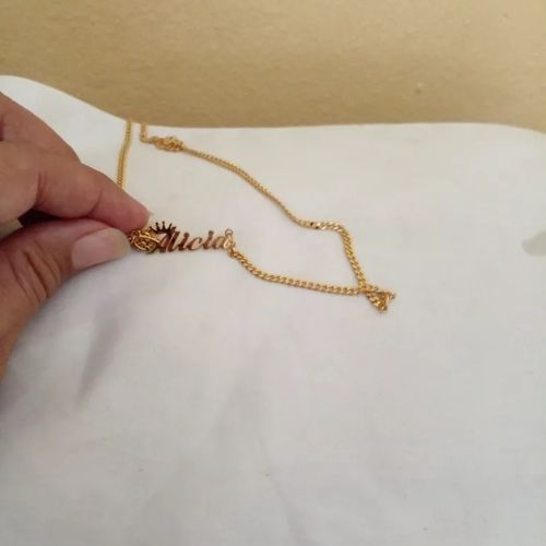 Customer photo review of Primal Cuban Link Name Necklace