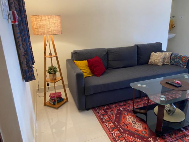 Customer photo review of Decorative  Wooden Floor Lamp for Home Decoration Living Room Corner