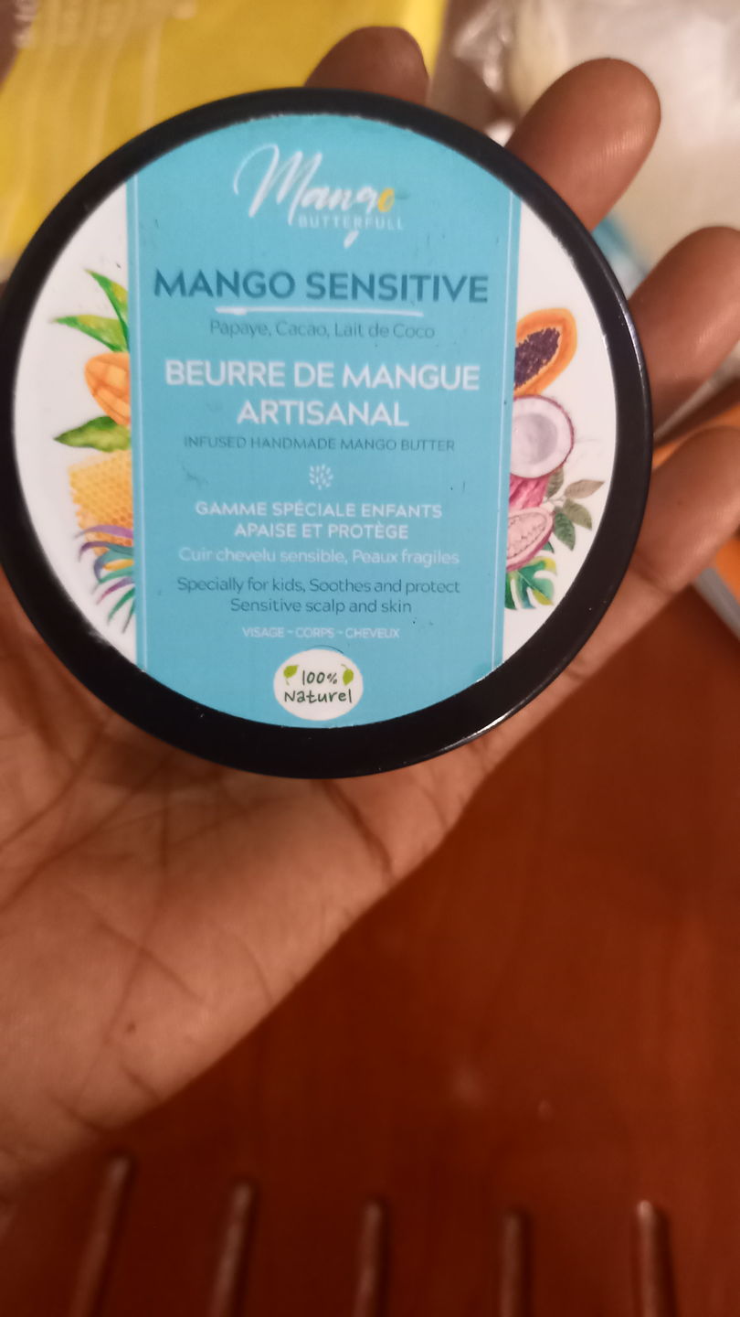 Customer photo review of Beurre de mangue artisanal SENSITIVE
