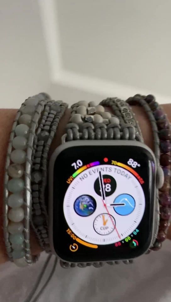 Customer photo review of Healing Turquoise Protection Apple Watch Strap