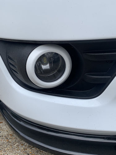 Customer photo review of Ford Fiesta MK6 ST / S Fog Light Armour