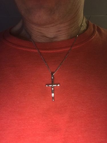Customer photo review of Crucifix (Silver)