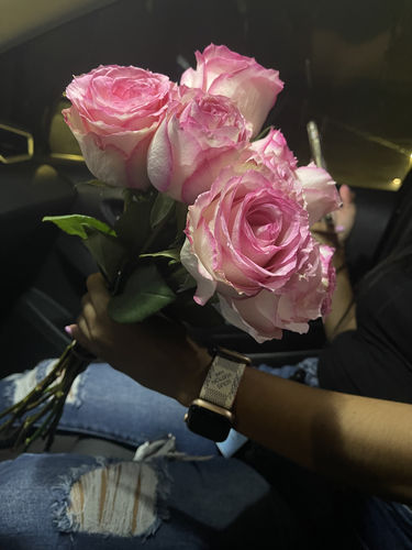 Customer photo review of Custom handmade apple watch band