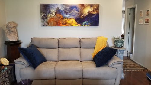 Customer photo review of 'Faith' Framed Canvas