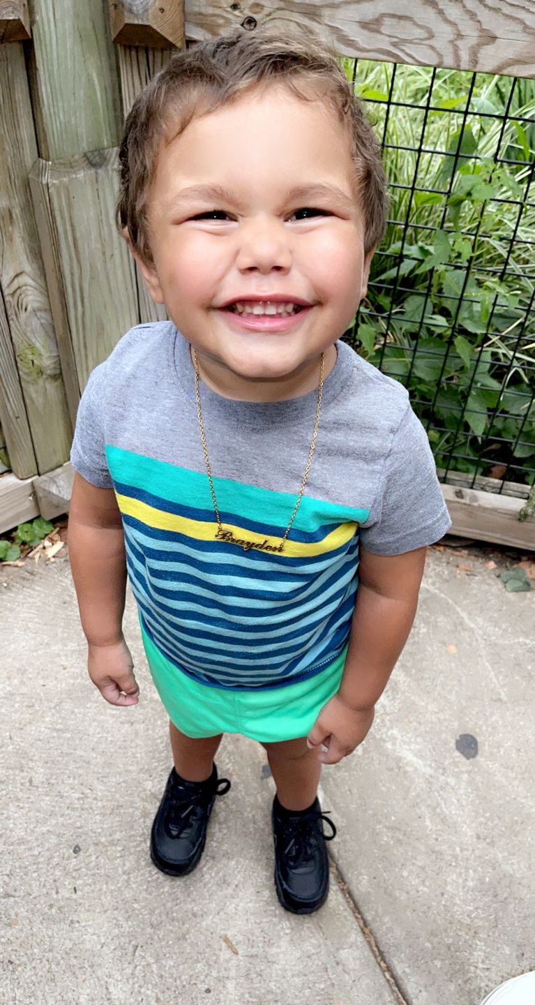Customer photo review of Personalized Original Name Necklace