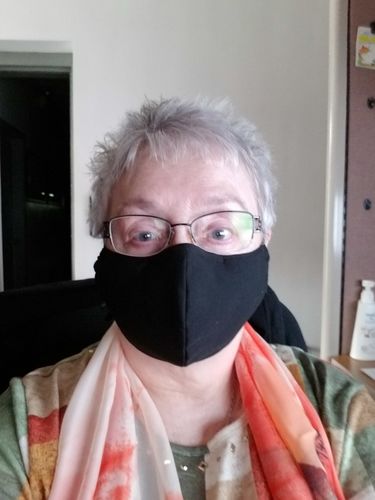 Customer photo review of Advanced Nanotech Premium Face Mask
