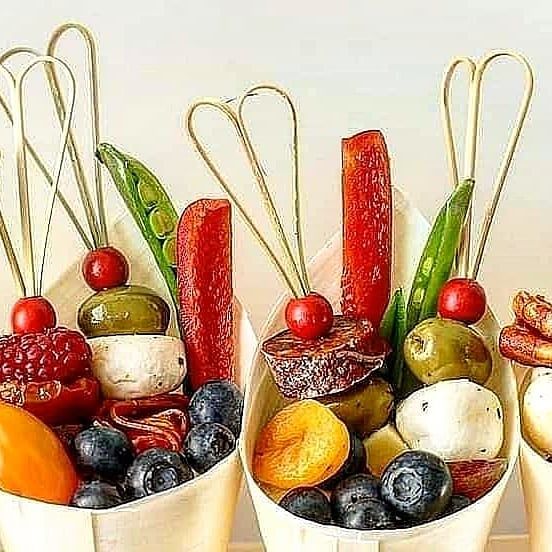 Customer photo review of Bamboo Heart Skewer (12cm) - 100 pieces