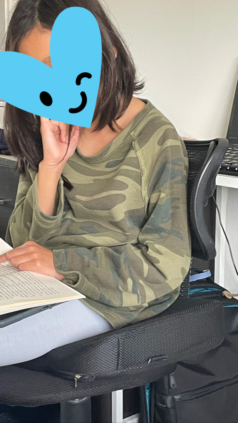 Customer photo review of Memory Foam Seat Cushion