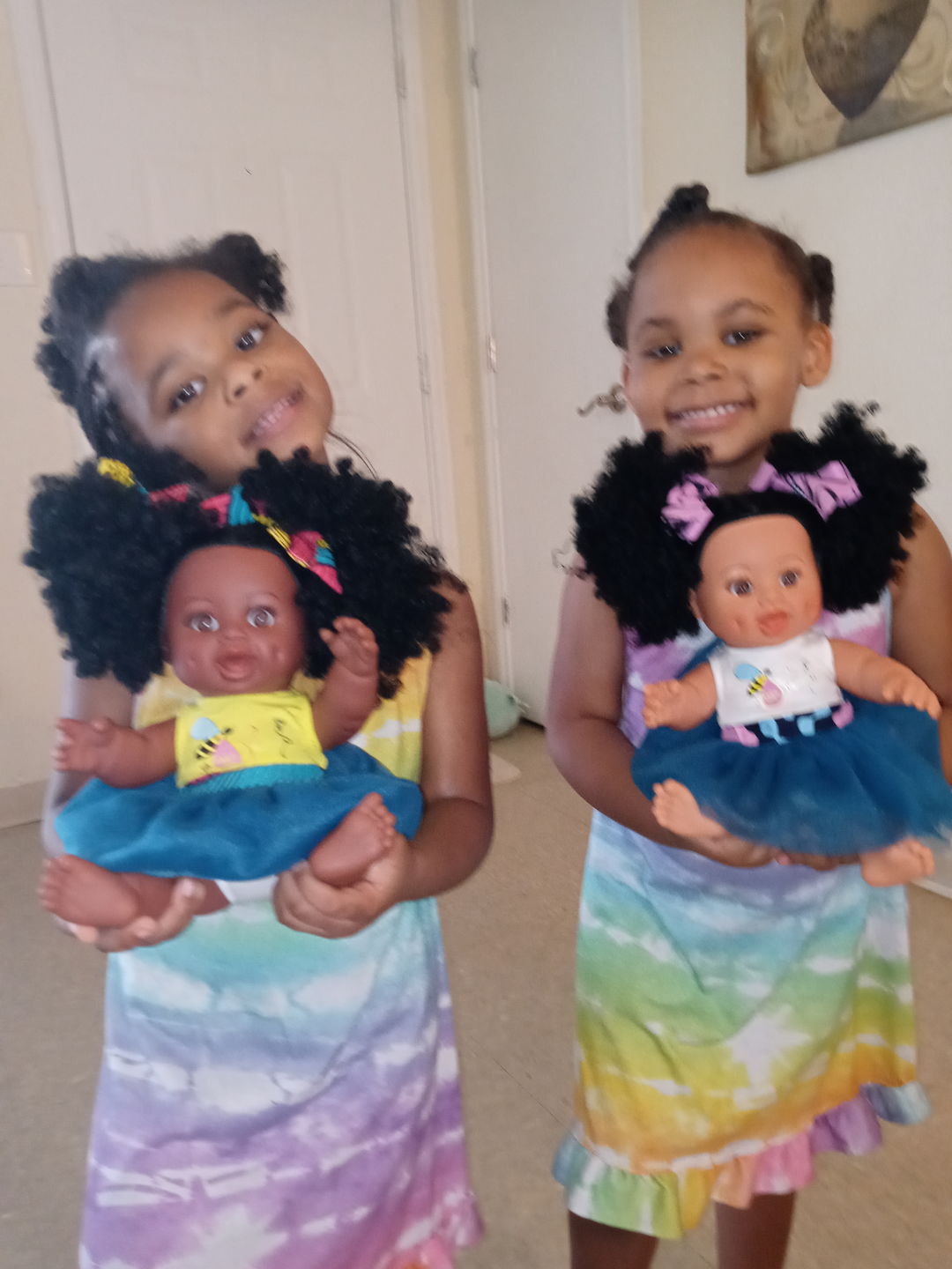 Customer photo review of Sweet Puffy Bee Baby Doll