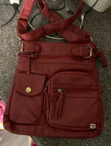 Customer photo review of MIA- MULTI-POCKET CROSSBODY BAG SOFT LEATHER SHOULDER PURSE BAG