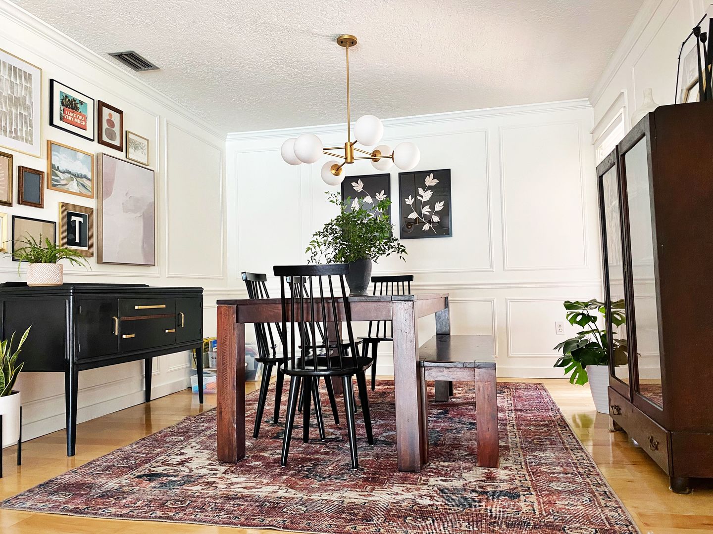 Customer photo review of Distressed Vintage Cezanne Terracotta Area Rug