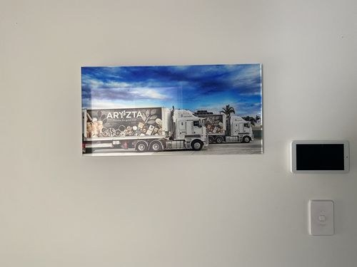 Customer photo review of Acrylic Mounting Panel - 30 x 60 cm